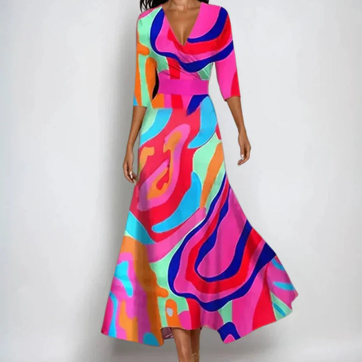 EMILY LUXURY FLORAL DRESS