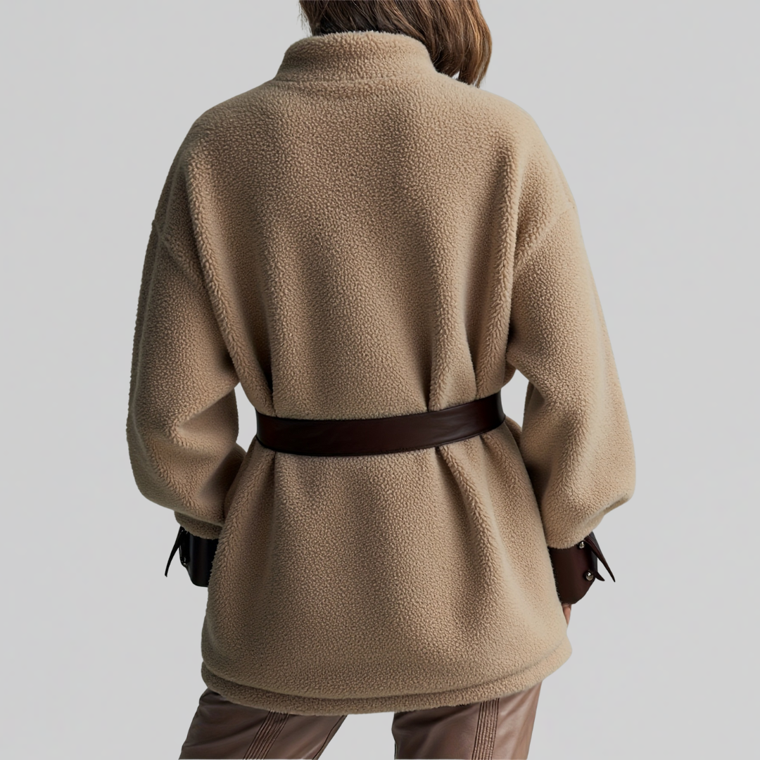 BRIDGET BELTED TEDDY JACKET