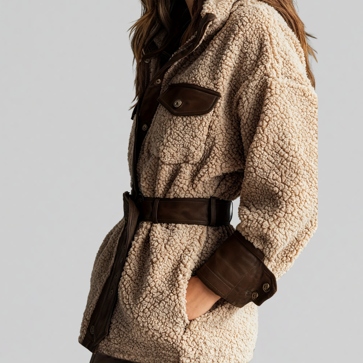 BRIDGET BELTED TEDDY JACKET