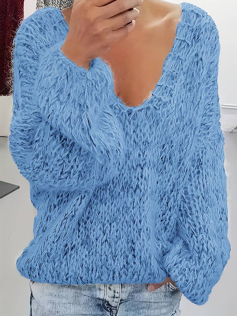 LITAL SOFT V-NECK SWEATER
