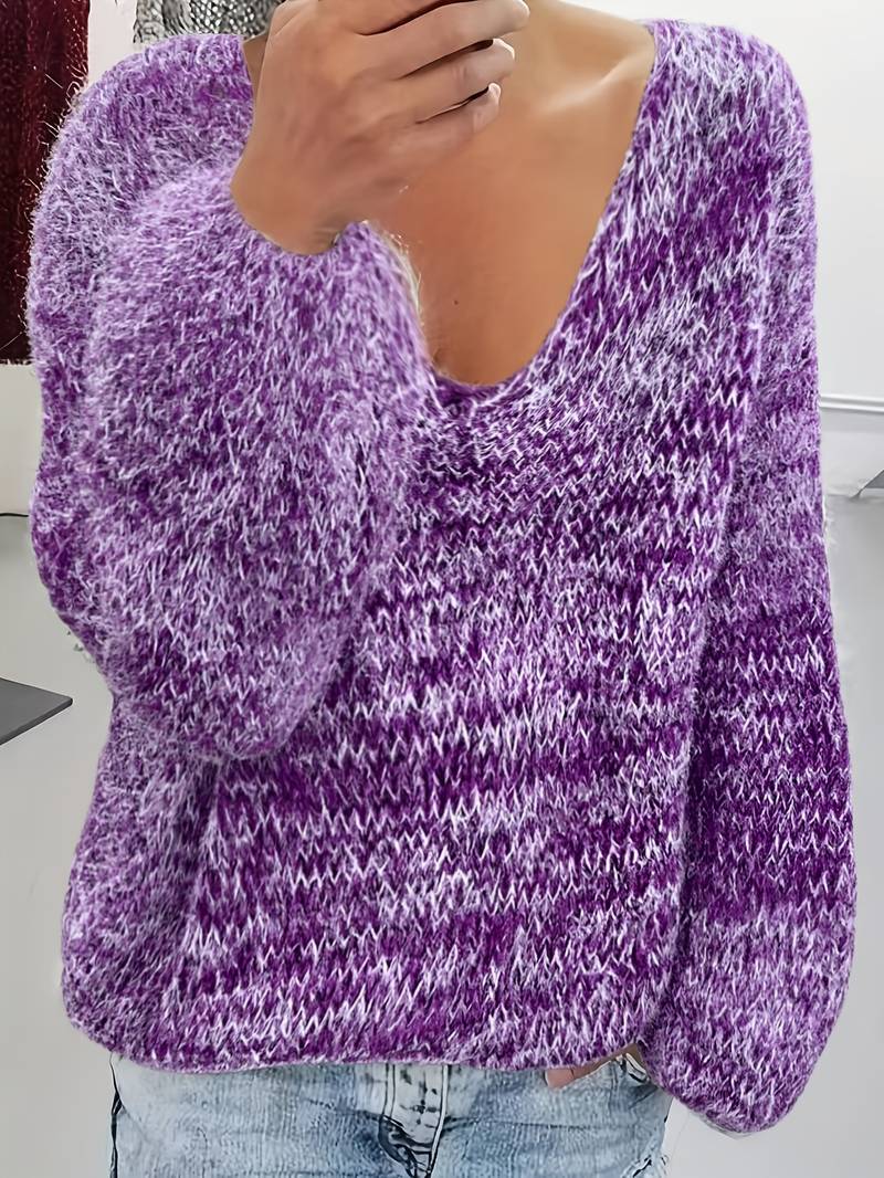 LITAL SOFT V-NECK SWEATER
