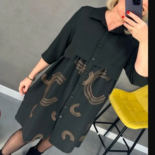 ELARA EXCLUSIVE STYLE BLACK DRESS
