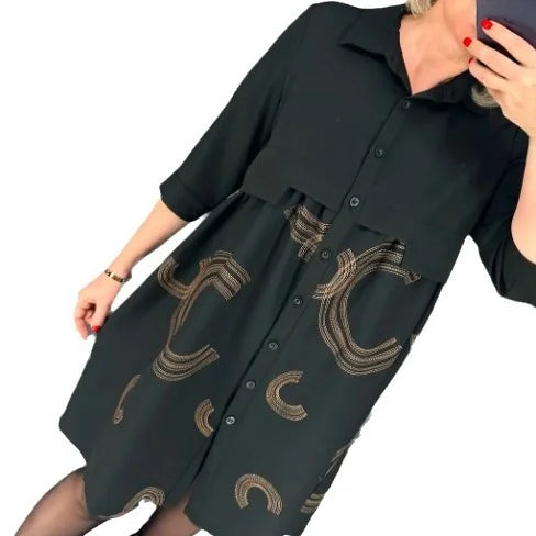 ELARA EXCLUSIVE STYLE BLACK DRESS