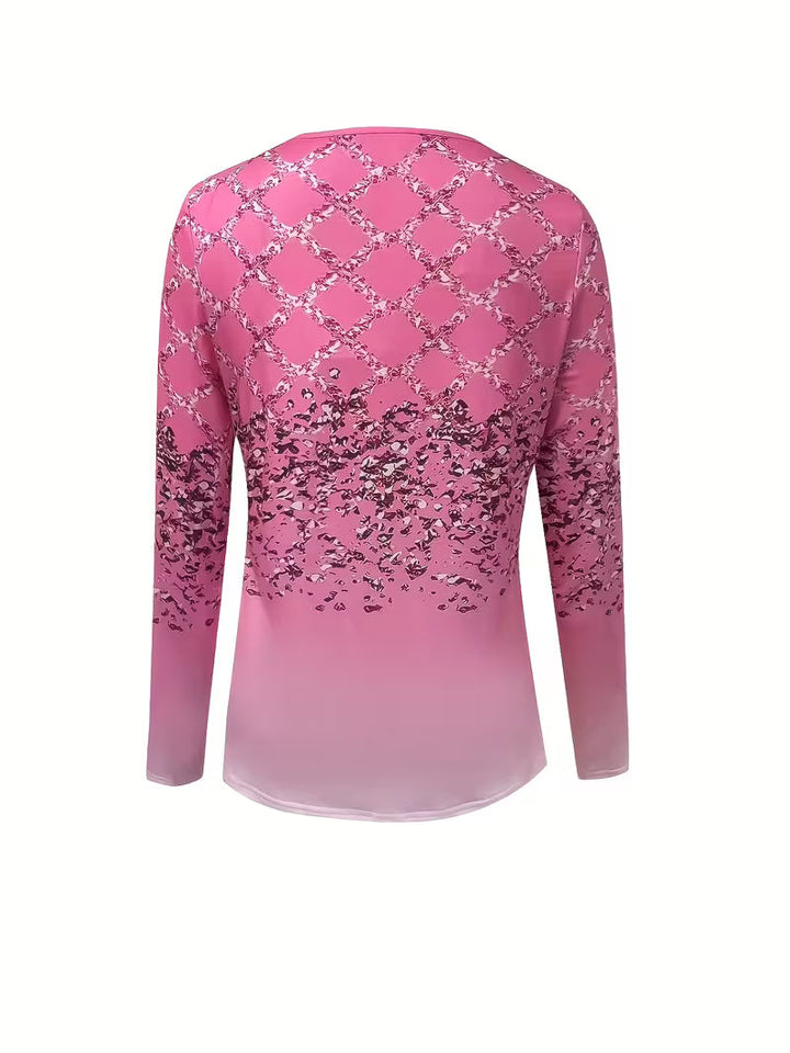 KARITA V-NECK LONG SLEEVE BLOUSE