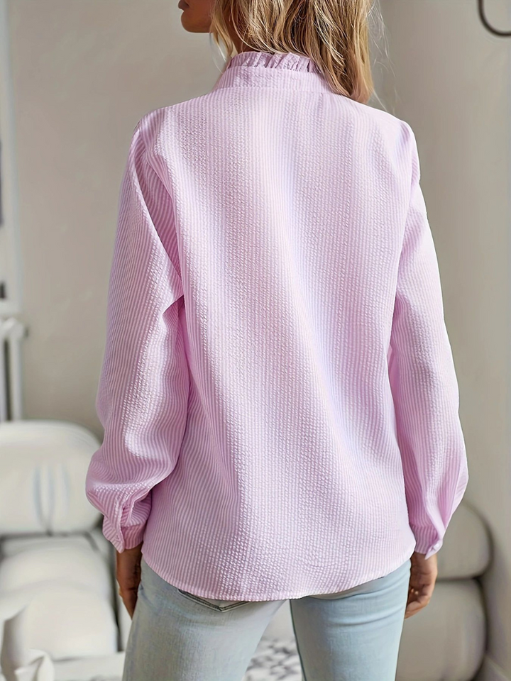 KELLY RUFFLE BLOUSE