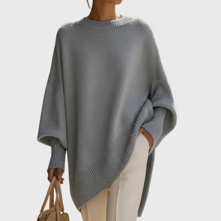 LIVIA OVERSIZED PONCHO PULLOVER