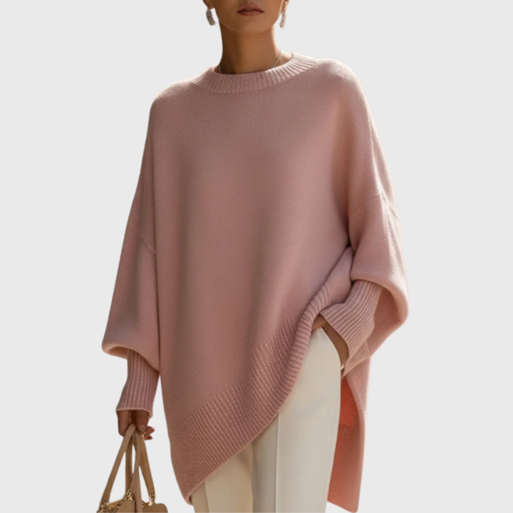 LIVIA OVERSIZED PONCHO PULLOVER