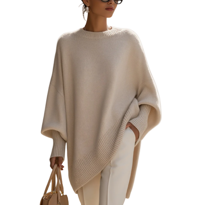LIVIA OVERSIZED PONCHO PULLOVER