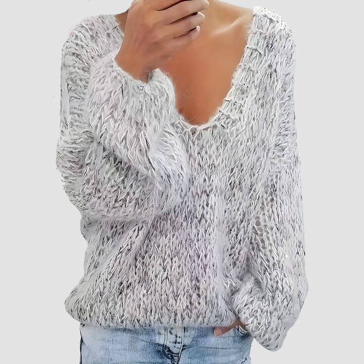 LITAL SOFT V-NECK SWEATER