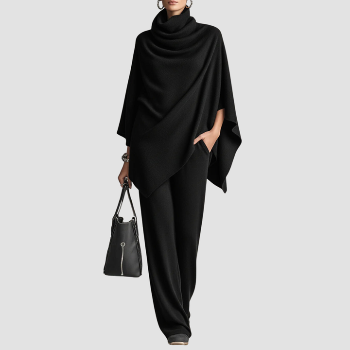 SERAPHINE ELEGANT DRAPE TWO-PIECE SET