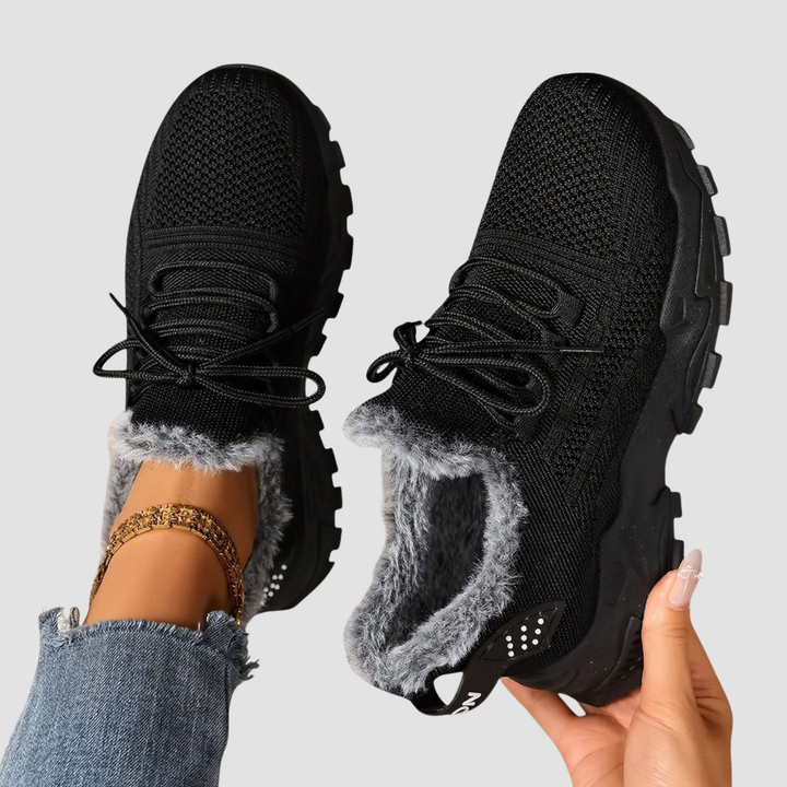 CHLOE LACE-UP WINTER SNEAKERS