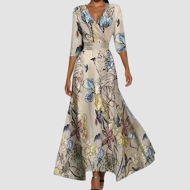EMILY LUXURY FLORAL DRESS