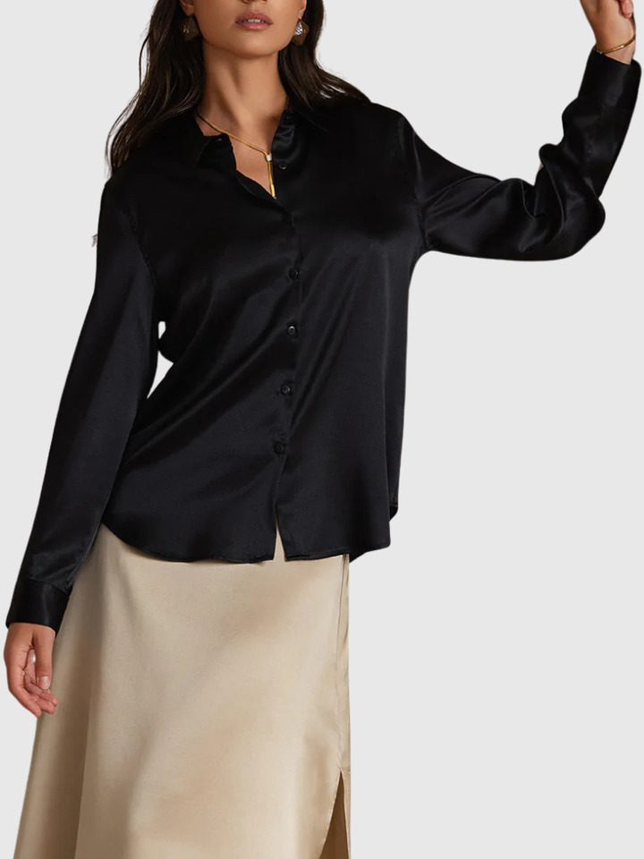 BEA LUXE SILK BLOUSE