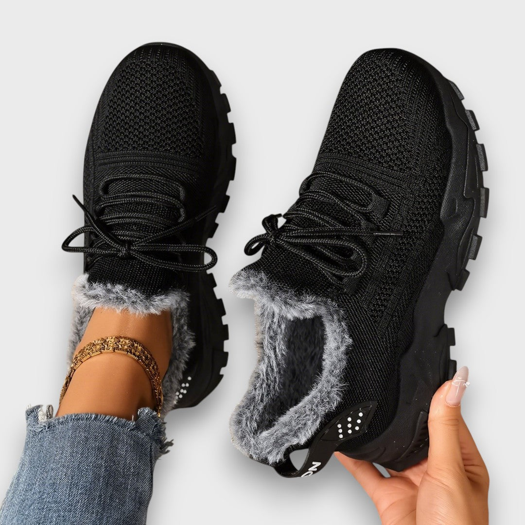 CHLOE LACE-UP WINTER SNEAKERS