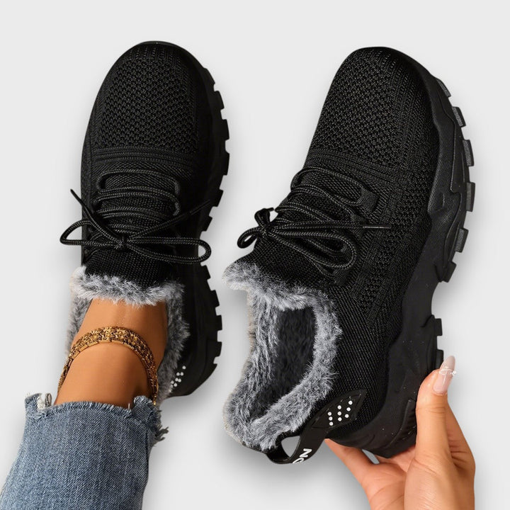CHLOE LACE-UP WINTER SNEAKERS