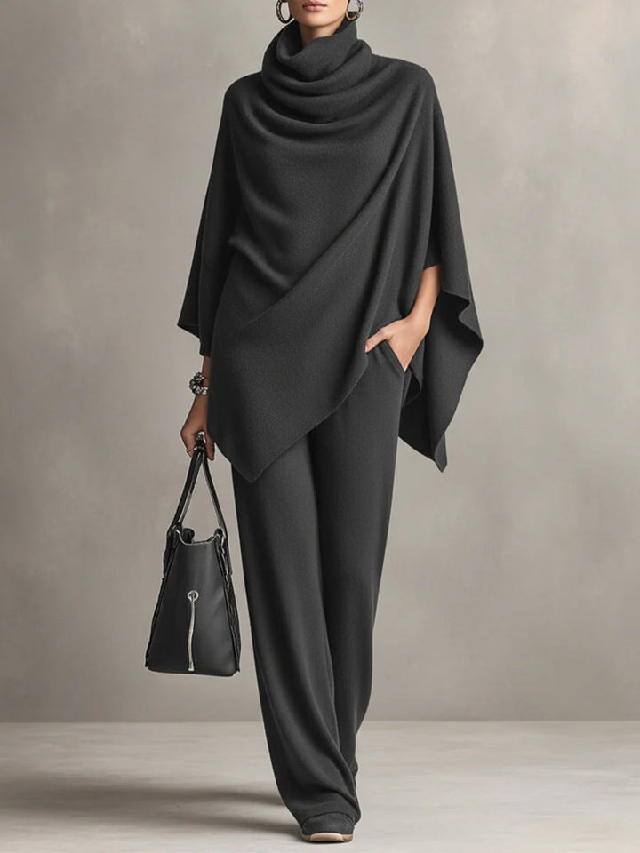 SERAPHINE ELEGANT DRAPE TWO-PIECE SET