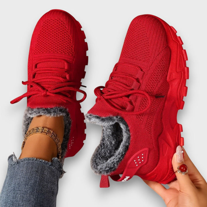 CHLOE LACE-UP WINTER SNEAKERS