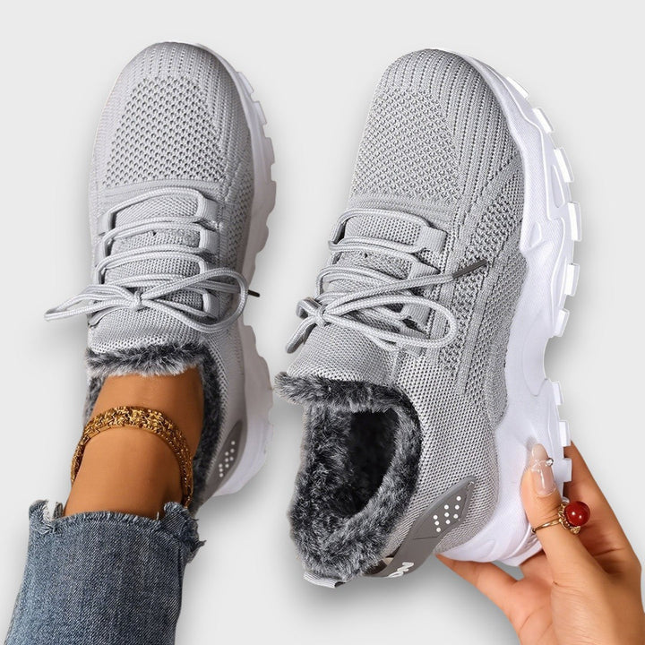 CHLOE LACE-UP WINTER SNEAKERS