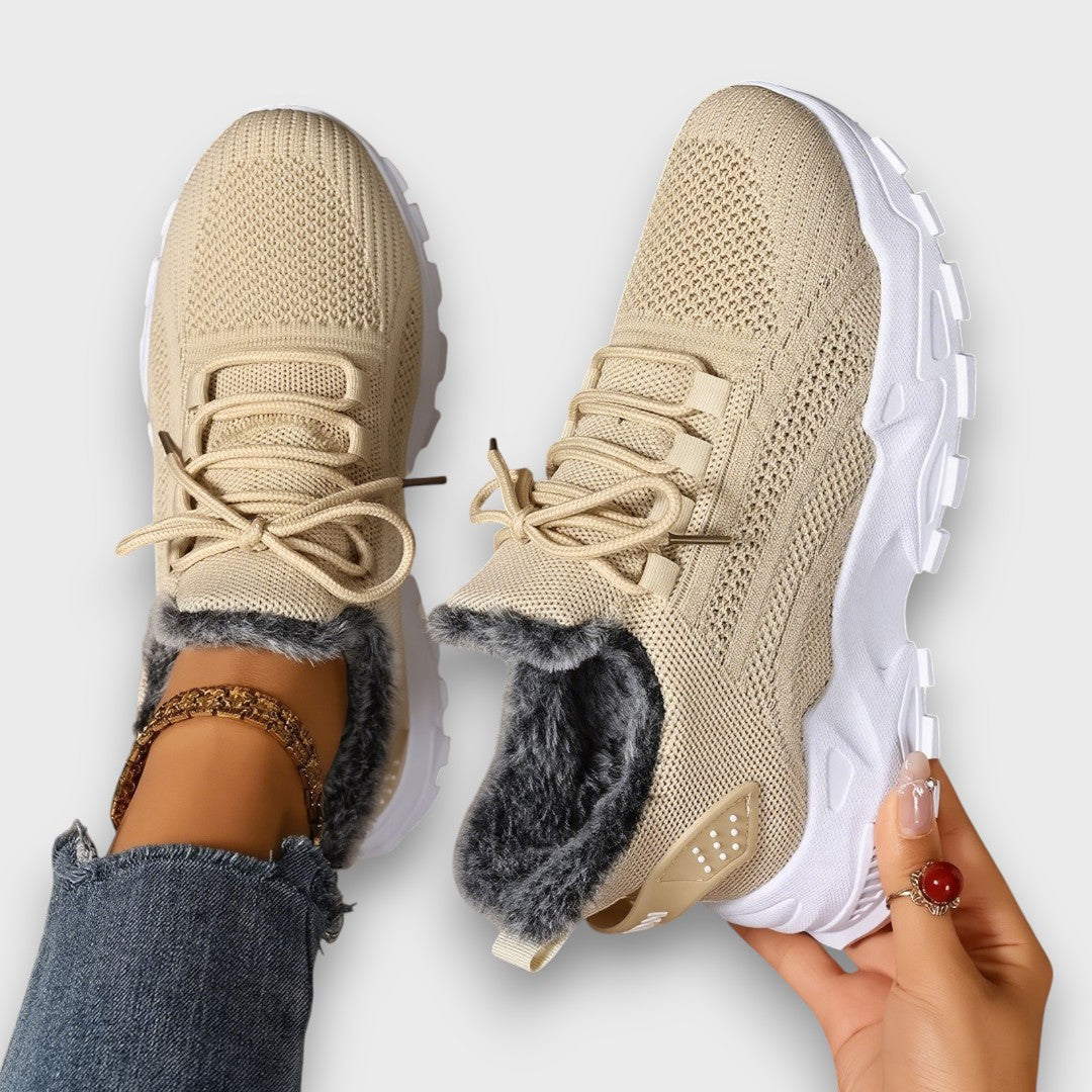 CHLOE LACE-UP WINTER SNEAKERS