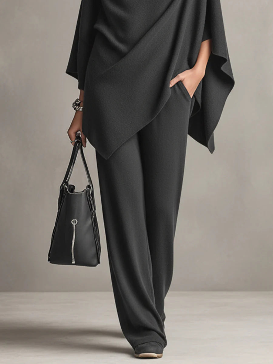SERAPHINE ELEGANT DRAPE TWO-PIECE SET