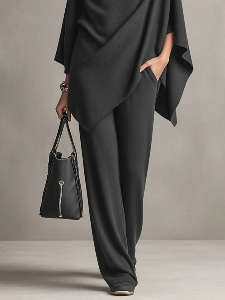 SERAPHINE ELEGANT DRAPE TWO-PIECE SET