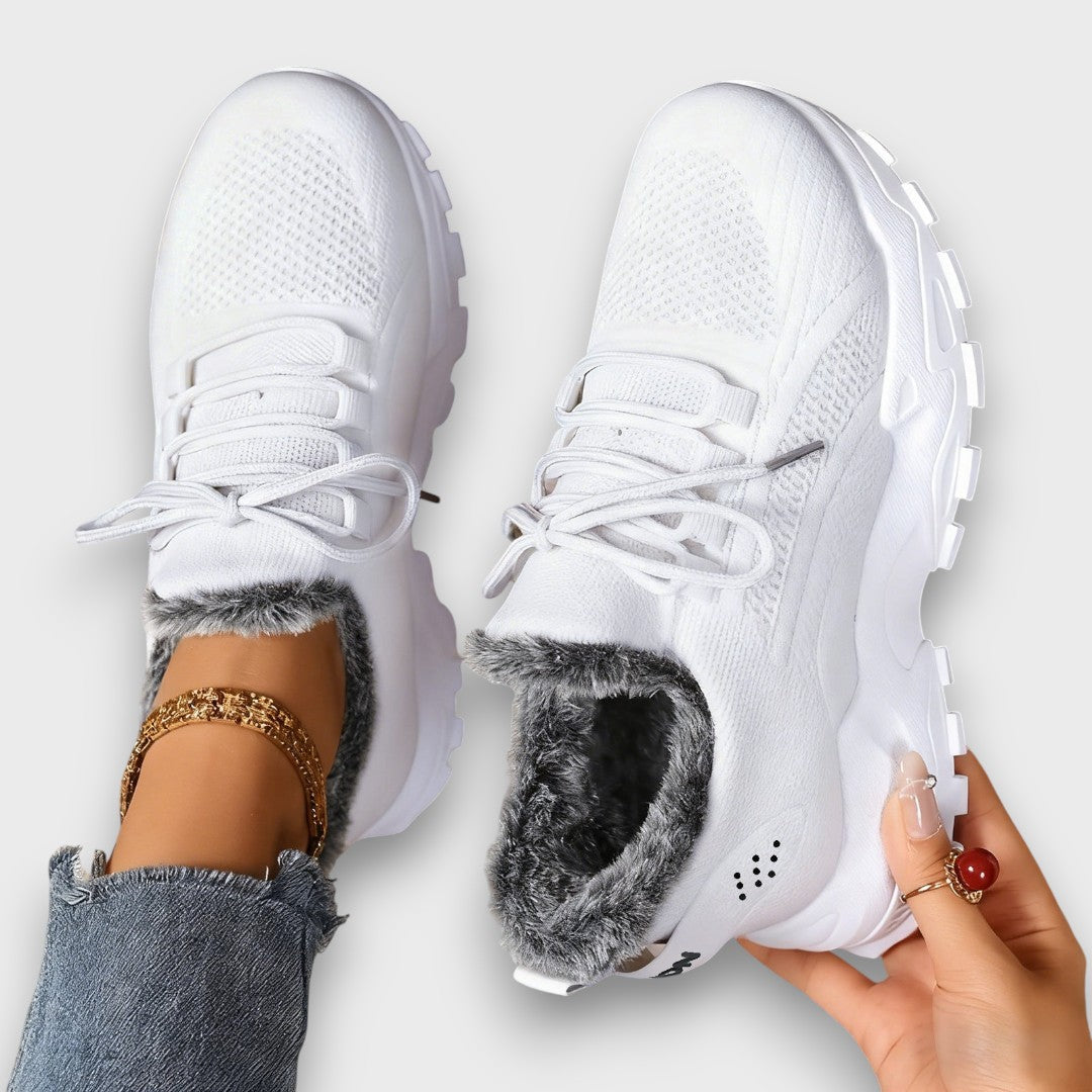 CHLOE LACE-UP WINTER SNEAKERS
