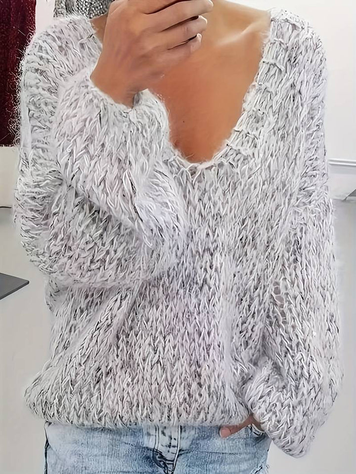 LITAL SOFT V-NECK SWEATER