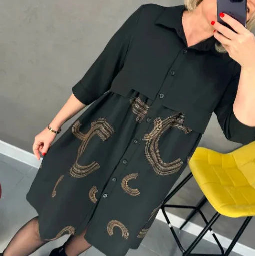 ELARA EXCLUSIVE STYLE BLACK DRESS