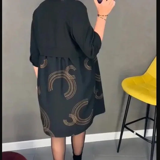 ELARA EXCLUSIVE STYLE BLACK DRESS