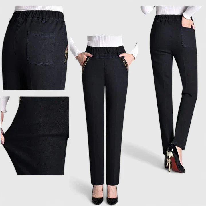 FLORALYSSA COMFORTABLE PANTS